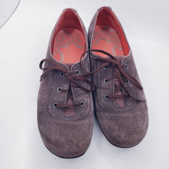 Merrell Rosella Coffee Bean Brown Suede Leather Oxford Shoes Women's Size 7 - Picture 7 of 12